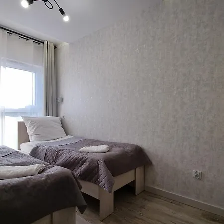 아파트 Q Zenith- Trzypokojowy, Klimatyzowany Przy Manufakturze Z Garazem Gratis, Fv *