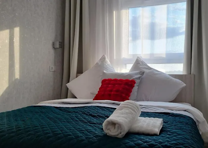 아파트 Q Zenith- Trzypokojowy, Klimatyzowany Przy Manufakturze Z Garazem Gratis, Fv *